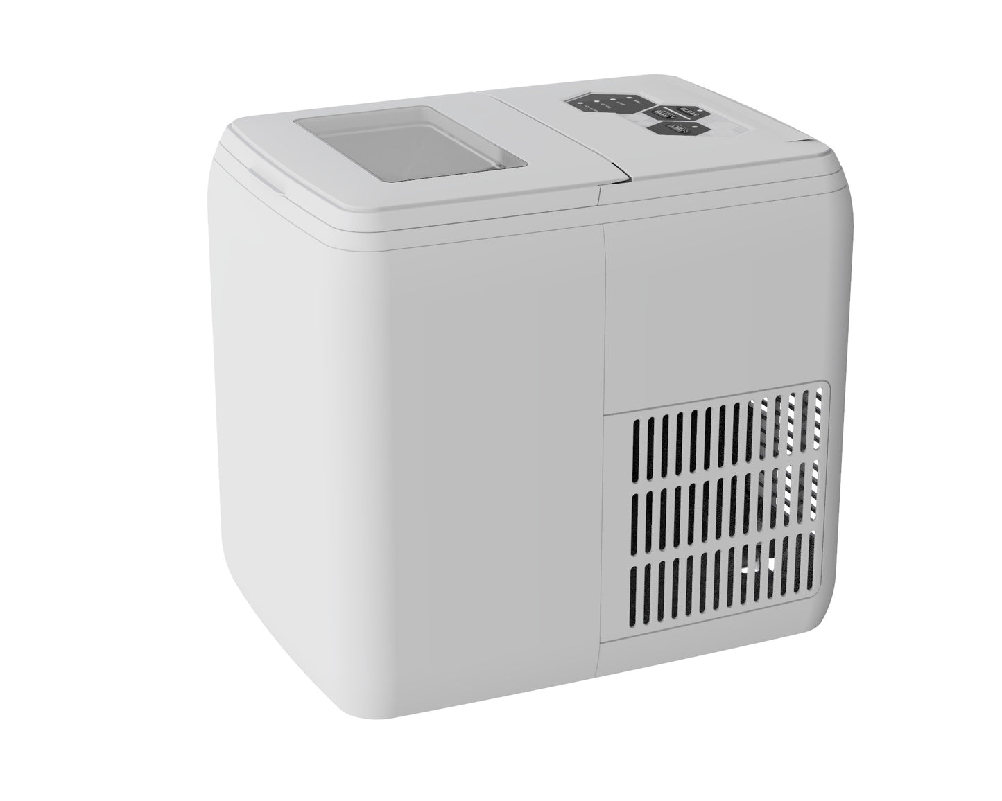 44 LBS Compact Countertop Ice Maker with Scoop & Basket